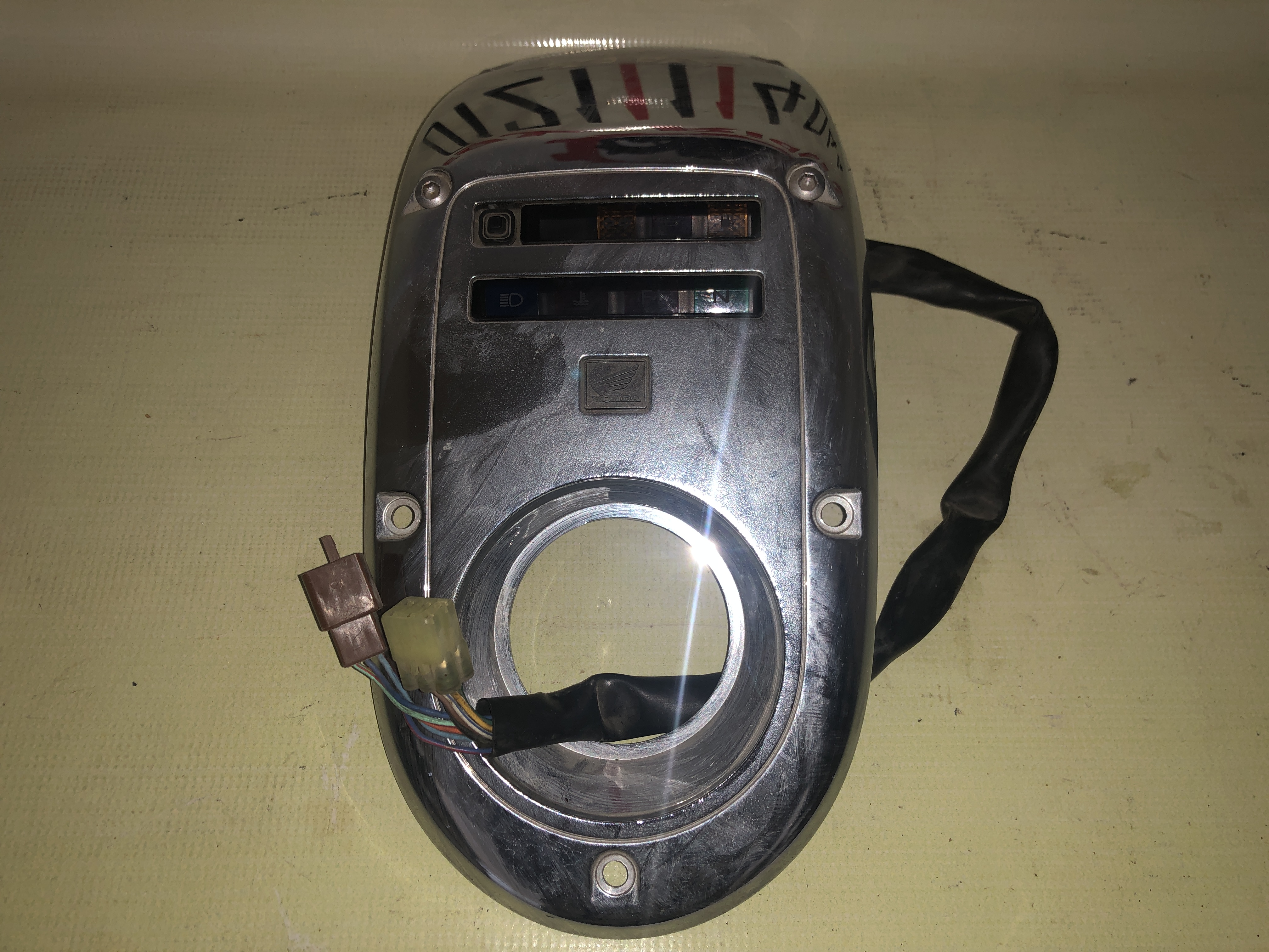original honda  -  Dash - Honda VTX1800C Speedometer Bezel Trim